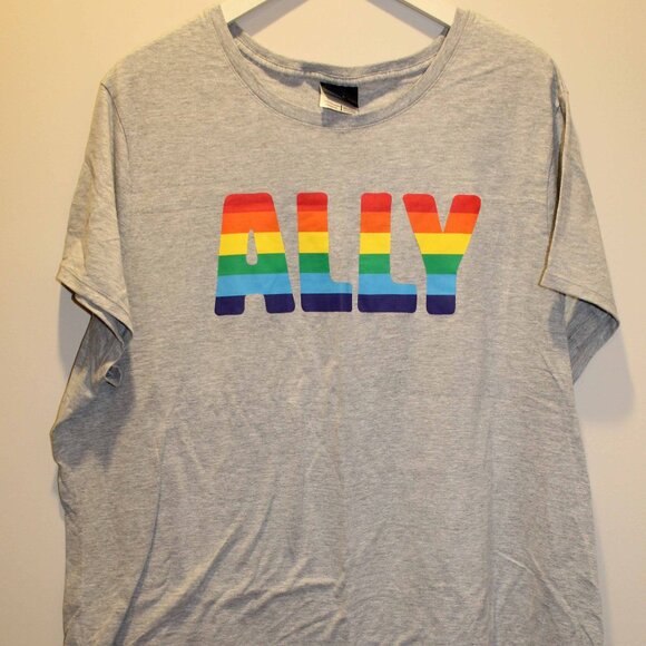 NWOT Gray Ally T-Shirt - Sz 3X - Picture 1 of 3